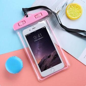 Ateştech Waterproof Bag Su Geçirmez Telefon Kılıfı Dalış Kılıfı Pembe