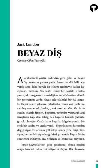 Beyaz Diş - Jack London - Turkuvaz Kitap