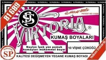 Viktoria Kumaş Boyası Vişne Çürüğü 2Pk+Fiske Sabitleme 1Pk