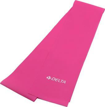 Delta Pilates Bandı Orta Sert 120 x 7,5 Cm Egzersiz Direnç Lastiği (Uç Kısmı Açık)