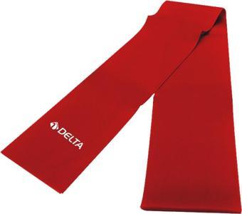 Delta Pilates Bandı Orta Sert 90 x 7,5 Cm Egzersiz Direnç Lastiği (Uç Kısmı Açık)