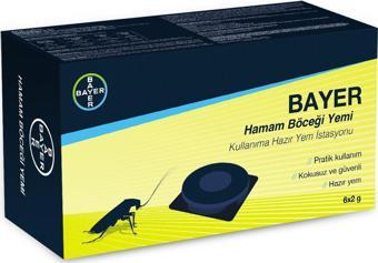 BAYER 6 ADET  X 2GR HAMAM BÖCEK YEMİ PLASTİK İSTASYON - YAPIŞKANLI 