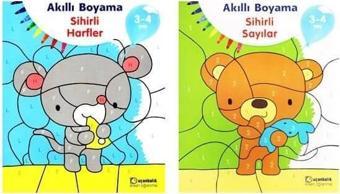 3-4 Yaş Harfler ve Sayılar Boyama Seti 2 Kitap Uçanbalık Yayınları - Uçanbalık Yayıncılık