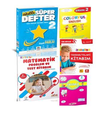 2.sınıf Akıllı Süper Defter+ Colorful English+Problem ve Test Kitabım  +Telafi Kitabım+Okuma Anlama - Model Yayınları