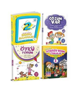 2.Sınıf Özet Konu Anlatımlı Soru Bankası +Öykü Yorum+Çözüm Var Ve Atasözü-Deyimler Etkinlikleri - 5 Renk Yayınları