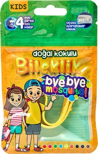 Bye Bye Mosquito SİVRİSİNEK KOVUCU BİLEKLİK ÇOCUK