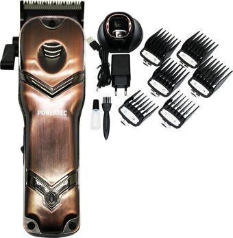 STANDLI HIZLI ŞARJ - 2500MAH - 6800RPM - 10AD.TARAKLI PROFESSIONAL SAÇ SAKALTRAŞ MakineSI TR-4900 (4
