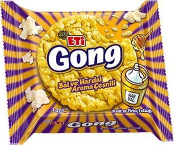 Eti Gong Bal Ve Hardal Aroma Çeşnili 34 G*18