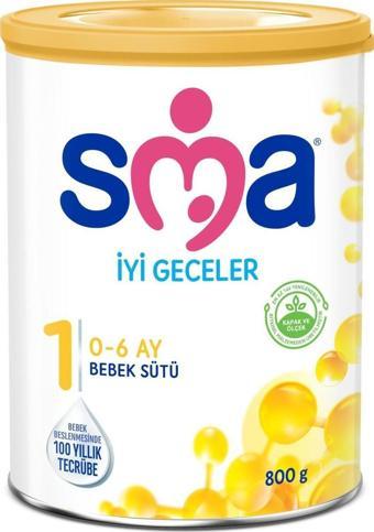 SMA Iyi Geceler 1 0-6 Ay Bebek Sütü 800 gr