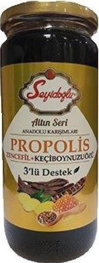 Seyidoğlu Propolis Zencefil Ve Keçiboynuzu Özü 3'lü Destek