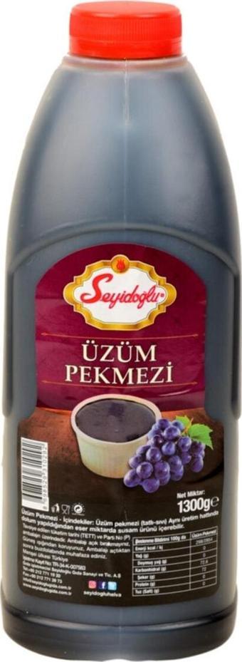 Seyidoğlu Üzüm Pekmezi 1300 Gr