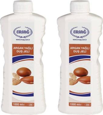 Ersağ Argan Yağlı Duş Jeli 1000 Ml. x 2 Adet