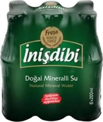 Freşa İnişdibi Sade Maden Suyu 6x200 ml.