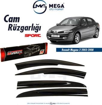 Renault Megane 2 Sedan 2003-2008 Cam Rüzgarlık Mugen Ti?p