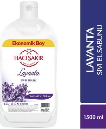 Hacı Şakir Lavanta Dinlendirici Bakım Sıvı El Sabunu 1500 Ml