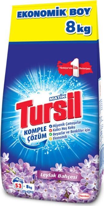 Tursil Leylak Bahçesi Ekonomik Boy 8 Kg Toz Deterjan