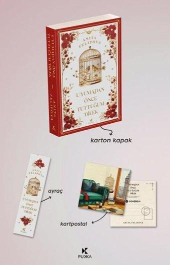 Uyumadan Önce Tuttuğum Dilek - Ayraç ve Kartpostal Hediyeli - Anita Felipova - Pukka Yayınları