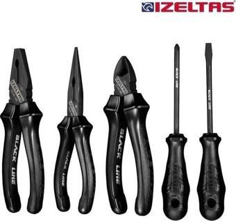 İzeltaş Black Line 5 Parça Set