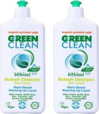 Green Clean 730ml Bulaşık Deterjanı 2li Set