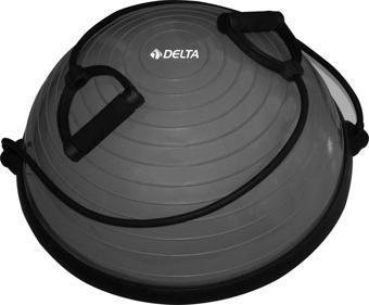 Delta Uluslararası Standart Ebatlarda 62 Cm Çap Bosu Ball Bosu Topu Pilates Denge Aleti (Pompalı)