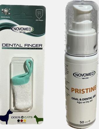 Novomed Pristine Dental Finger 2 Lü Paket Ağız Ve Diş Sağlığı Kedi Köpek