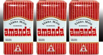 Amanda Yerba Mate 250 Gr X 3Adet "Orjınal"