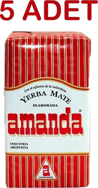 Amanda Yerba Mate 250 Gr X 5 Adet "Orjınal"