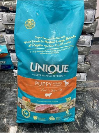 Unique Puppy Medium Large Kuzulu 15 Kg Yavru Köpek Maması