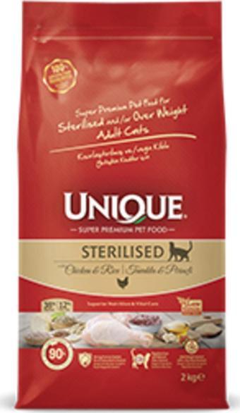 Unique Sterilised Tavuklu Kedi Maması 2 Kg