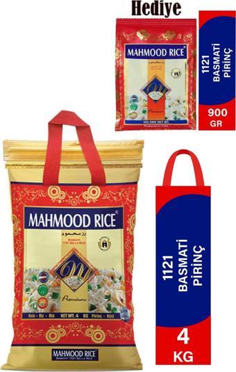 Mahmood Rıce 1121 Basmati Pirinç 4 Kg 1121 + Basmati Pirinç 900 Gr