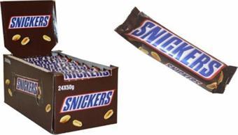 Snickers Bar Çikolata 50 Gr 24 Adet 