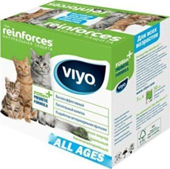 Animal Viyo Reinforces Tüm Yaş Grubu Kediler Için Ek Besin Takviyesi 7X30 Ml