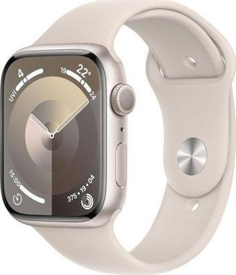 Apple Watch Series 9 Gps Mr983Tu/A 45 mm Yıldız Işığı Alüminyum Kasa Ve Yıldız Işığı Spor Loop