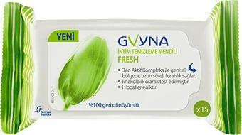 Gvyna Pharma İntim Temizleme Mendili 15 Yaprak