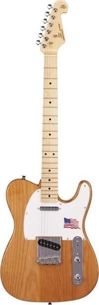 SX Telecaster Elektro Gitar (Naturel)