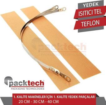 Packtech 2 Adet 20 cm Yedek Tel + Teflon Poşet Ağzı Kapama Yapıştırma Makinesi Rezistansı