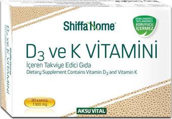 D3 ve K2 Vitamini 1300 mg Softjel