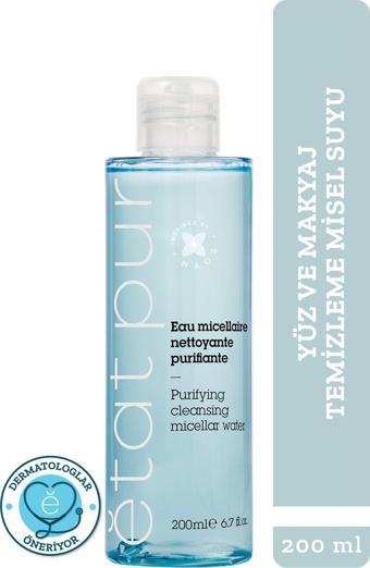 Etat Pur Micellar Purifying Cleansing Water Arındırıcı Göz Ve Yüz Makyaj Temizleme Suyu 200 ml