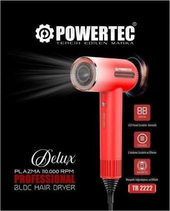 Powertec TR-2222 Delux Plazma Digital Fön Makinası