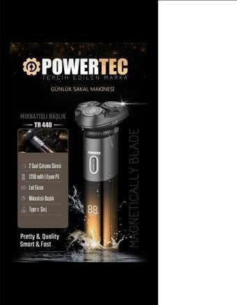 Powertec TR-440 Günlük Sakal Makinası