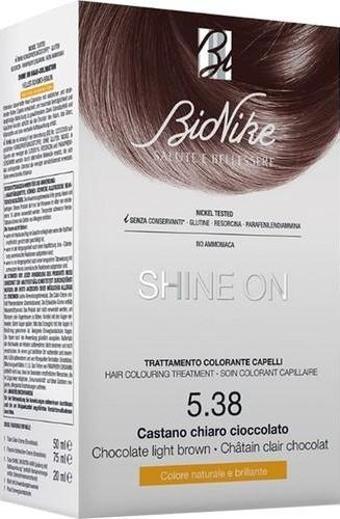 Bionike Shine On Saç Boyama Kiti Çikolata Kahve No: 5.38