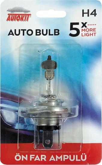 Autokit H4 12v 60/55w 43t Halojen Ön Far Ampül