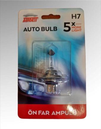 Autokit Halojen Ampül Ön Far H7 12v 55w