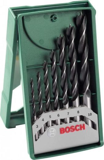 Bosch X-line 7 Parça Mini Ahşap Matkap Ucu Set - 2607019580