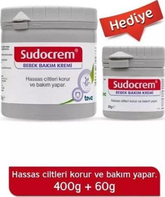 Sudocrem Pişik Kremi Ve Bebek Bakım Kremi 400 Gr + 60 Gr