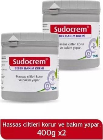 Sudocrem Pişik Kremi Ve Bebek Bakım Kremi 400 Gr X 2.