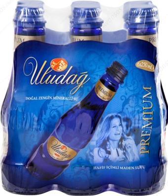 Uludağ Premium Doğal Zengin Mineralli Su 6 x 250 ml