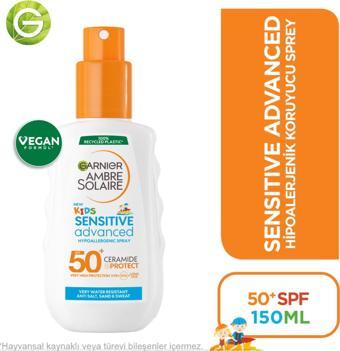 Garnier Ambre Solaire Sensitive Advanced Çocuk Hipoalerjenik Güneş Koruyucu Sprey SPF50+ 150 ml