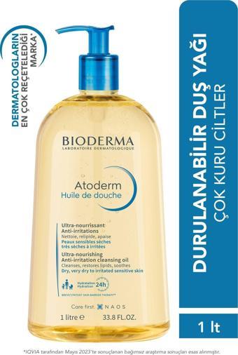 Bioderma Atoderm Shower Oil Kuru Ciltler Için Nemlendirici Duş Yağı 1lt
