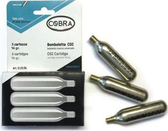 Cobra (ITALY) Hava Tüpü - ROTO, 16gr CO2, 3 Adet Set